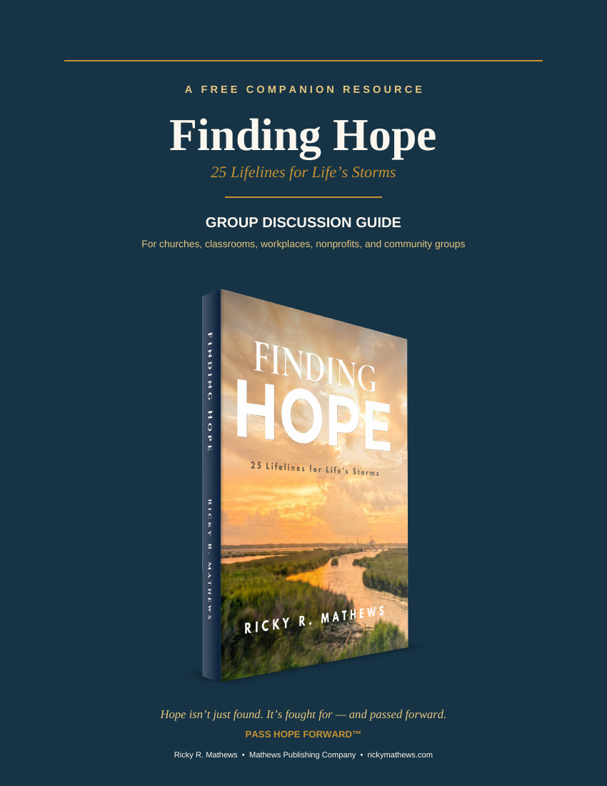 Preview of page 1 of the Finding Hope Group Discussion Guide